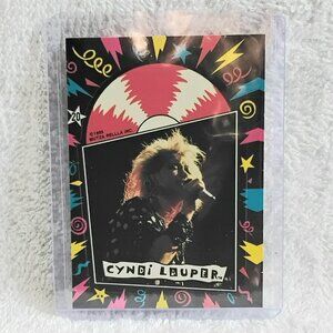 3/$60 Mint 1985 Cyndi Lauper Sticker/Puzzle Card by Mutza Rella Inc.!!